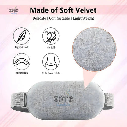 XOTIC Period Cramp Comfort Heating Pad and Massager