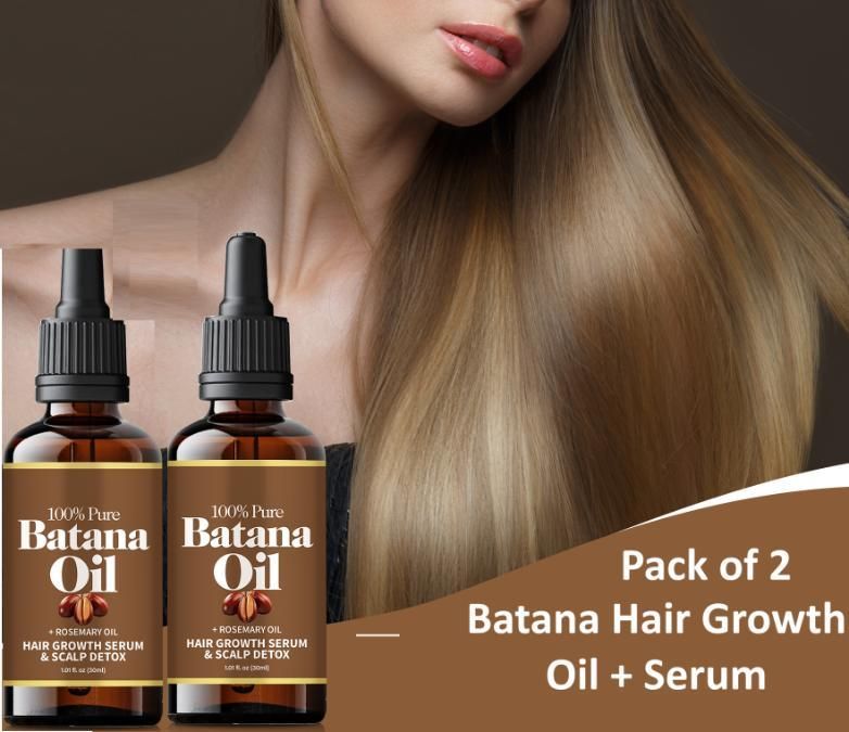 Batana Hair Growth Oil + Serum 30ml (Pack of 2)