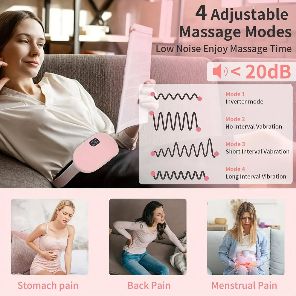 XOTIC Period Cramp Comfort Heating Pad and Massager