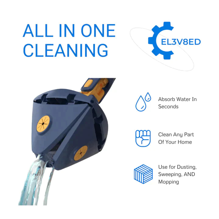 PRIME SHOP CART | TriMop 360° Rotatable Adjustable Cleaning Mop